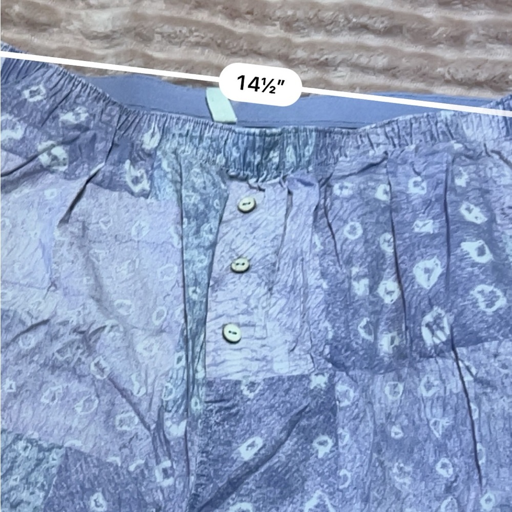 Free People Lavender Patchwork Pajama Bottoms M - Picture 5 of 6